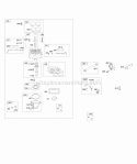 Carburetor Fuel Pump Fuel Hoses Diagram and Parts List for 44L977-0001-G5  Briggs and Stratton Engine